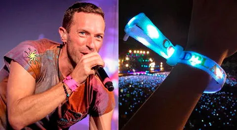 Coldplay reparte en cada uno de sus conciertos las Xylobands.