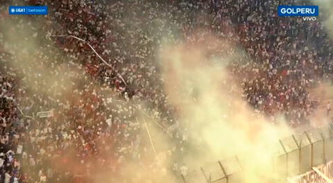 Increíble recibimiento de Universitario de Deportes ante Atlético Grau: el Monumental rugió y tembló