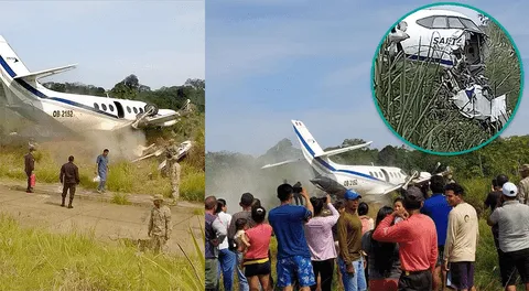 Avioneta sufre accidente en la región Loreto.