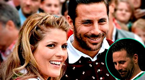 Claudio Pizarro se despide del fútbol sin su esposa Karla Salcedo.