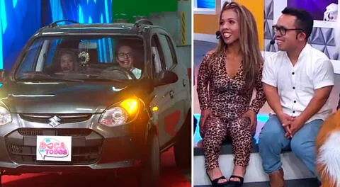Chikiplum y su esposa Chikipluna muestran orgullosos su nuevo carro: "Nos hemos endeudado" [VIDEO]