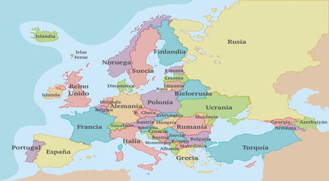 Europa es conocido como "El viejo continente".