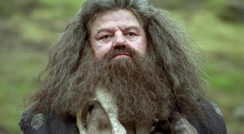 Robbie Coltrane interpretó a Hagrid en la película Harry Potter.