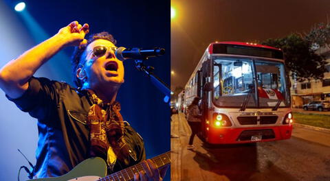 Los fans que irán al concierto podrán abordar los buses del Corredor Rojo a partir de las 11:30 p. m.