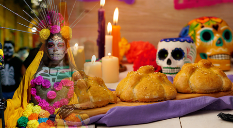 Día de los muertos en México, una de las celebraciones más importantes del país.