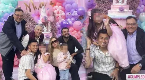 Jorge Cuba presume a toda su familia reunida en cumpleaños de Mía.