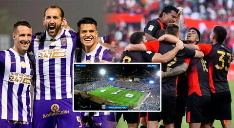 ¡Emotivo! Alianza Lima y Melgar entonaron el himno nacional del Perú en la final de la Liga 1 Betsson 2022