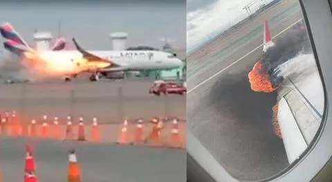 video grabado dentro del avión demuestra desesperación de los pasajeros.