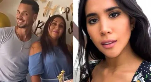 Melissa Paredes revela que Anthony Aranda es el engreído de su mamá.