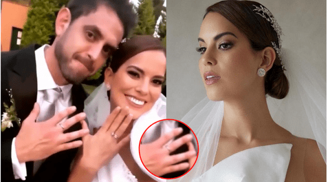 Valeria Piazza revela por qué su esposo lleva el anillo de boda en el dedo incorrecto.