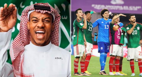 André Carrillo fue al estadio en Doha para ver a Arabia Saudita, sin embargo, perdió 2-0.