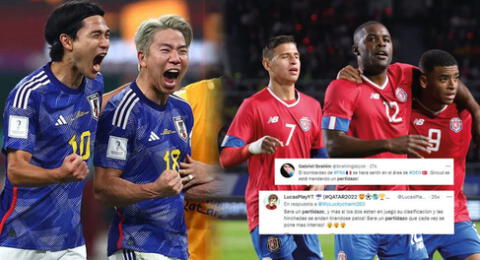 No les gusta. Usuarios en redes sociales critican Japón vs. Costa Rica en el Mundial Qatar 2022.