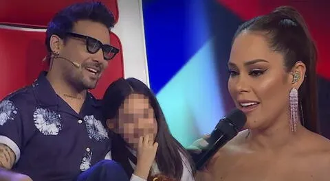 Ezio Oliva y Karen Schwarz ENTERNECEN con visita de su hija en La Voz Kids: “Que vea el esfuerzo de los niños”