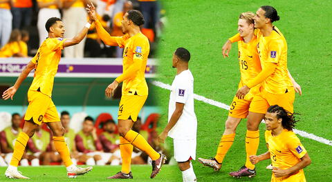 Países Bajos quedó cómo líder del Grup A venciendo a Qatar 2-0.