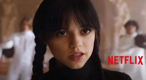 "Merlina" es interpretado por Jenna Ortega.