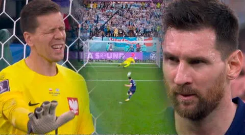 Messi no pudo ante Szczęsny y Argentina no pudo abrir el marcador.