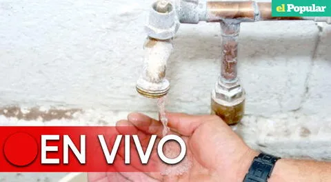 Conoce en EN VIVO los cortes de agua para Lima y Callao que anunció Sedapal.