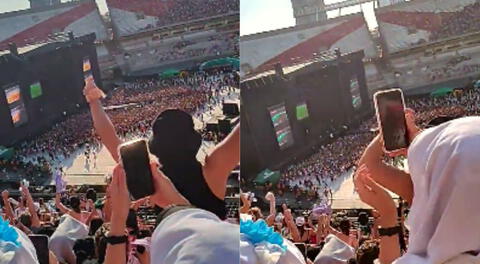 Argentinos celebraron victoria de su selección en el estadio de River Plate tras acudir al concierto de Harry Styles