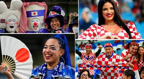 Japón y Croacia le ponen color a este lunes en el Mundial.