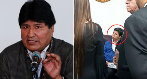 Evo Morales, expresidente de Bolivia, apoya a Pedro Castillo tras quedar detenido en la DIORES junto a Alberto Fujimori Fujimori.
