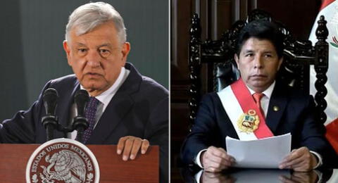 El presidente de México lamentó a situación de Pedro Castillo tras ser vacado y disolver el Congreso de la República.