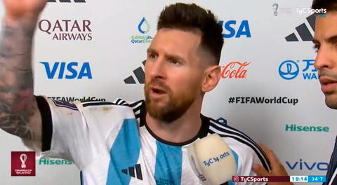 Lionel Messi expresó todo su enojo tras el Países Bajos vs. Argentina.