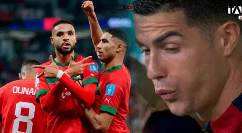 Marruecos deja fuera del Mundial a Portugal: En-Nesyri anota el 1-0 y Cristiano Ronaldo se sorprende