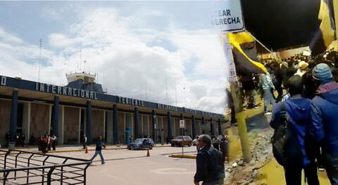 Manifestantes intentaron tomar aeropuerto Alejandro Velasco Astete, de Cusco.
