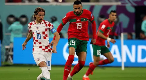 Achraf Dari marca de cabeza el empate para Marruecos y desencaja a Croacia en el Mundial Qatar 2022