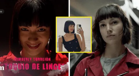 Brenda Matos sorprende con parecido a Tokio de "La casa de papel".