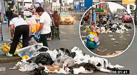 La Victoria amanece "asquerosa" por acumulación de basura en las calles tras celebrarse Navidad