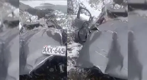 Auto con integrantes de una familia pierden la vida al caer a un abismo en Cerro de Pasco.