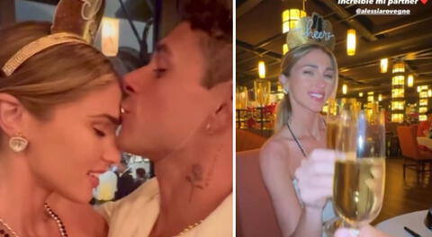 Hugo García presume a Alessia Rovegno en sus redes y le hace promesa: “Se viene un año increíble”