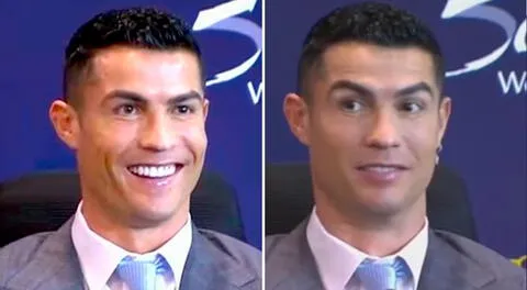 Cristiano Ronaldo y su reacción al escuchar el “siuu” por periodista árabe que se emocionó