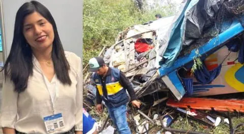 Bus siniestrado que cayó 200 metros en un abismo