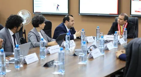 Presidente del Poder Judicial Javier Arévalo se reunió con delegación de la CIDH