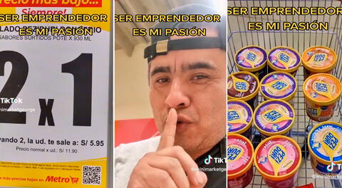 Bodeguero feliz por promoción de helados en Metro: él los venderá a precio normal