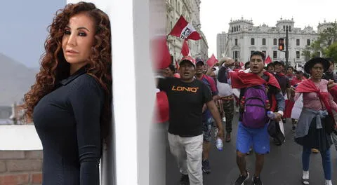 Janet Barboza invoca a la tranquilidad ante protestas en Perú.
