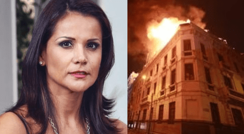 Mónica Sánchez hace pedido tras conocer el incendio en Plaza San Martín.