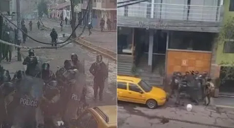 Cusco: policías patean y golpean a manifestante durante protestas