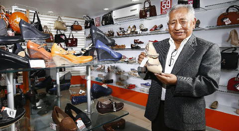 Leonidas Ventura, dueño de la marca de calzados Viale
