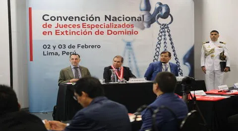 Presidente del Poder Judicial Javier Arévalo destacó éxito de subsistema de Extinción de Dominio