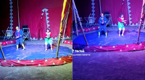 Chilindrina huachana  hace show en un circo y es troleada en TikTok