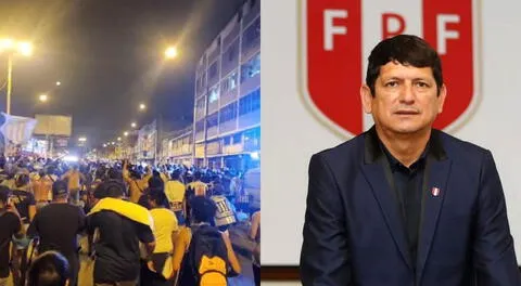 Comando Sur se dirige a la Videna y piden la renuncia de Agustín Lozano de la FPF