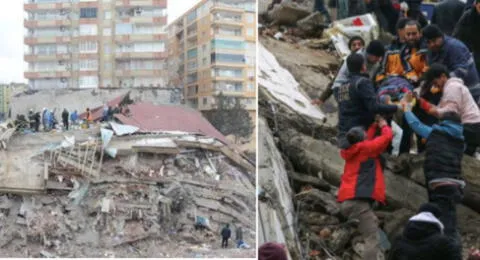 Miles de muertos y heridos dejaron los terremotos en Turquía y Siria.