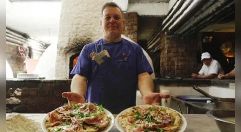 Roberto Caporuscio, conocido como el rey de las pizzas, se encuentra en Lima dando clases magistrales.