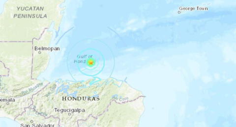 Un fuerte sismo de 5.9 de magnitud sacudió este miércoles a Honduras.