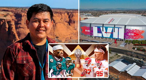 Colin Denny, el hombre navajo que se presentará en el Super Bowl.