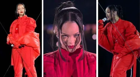 Rihanna se presentó en el Super Bowl 2023.