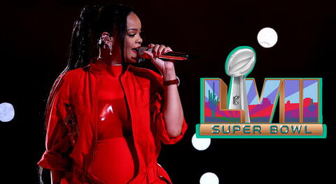 Presentación de Rihanna en el Super Bowl 2023